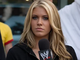 Ashley Massaro am WWE-Mikrofon