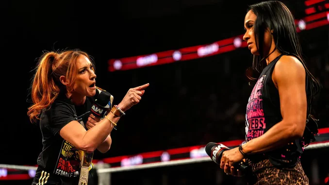 Becky Lynch spricht Klartext mit AJ Lee