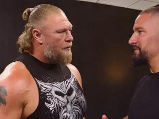 Brock Lesnar im Gespräch mit Bron Breakker