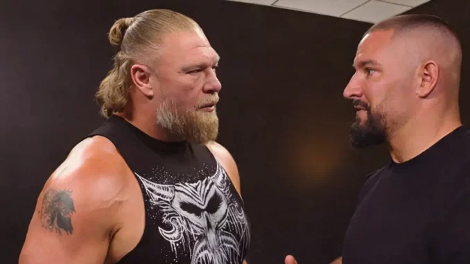 Brock Lesnar im Gespräch mit Bron Breakker