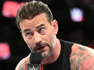 CM Punk spricht in ein WWE Mikrofon