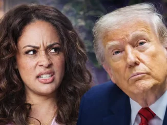 Verärgerte Kayla Braxton und Donald Trump