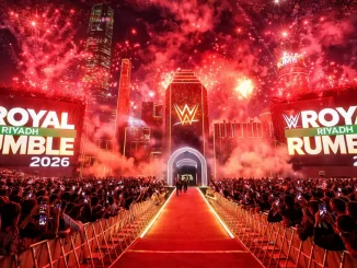 Blick auf die WWE Royal Rumble 2026 Entrance Stage