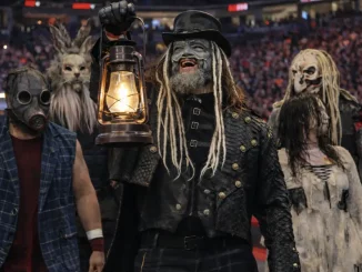 Bo Dallas mit seiner Wyatt Sicks Gruppierung