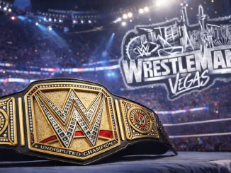 Der offizielle Undisputed WWE Champion Titel im Ring
