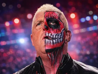 Dusty Rhodes mit ernstem Blickausdruck