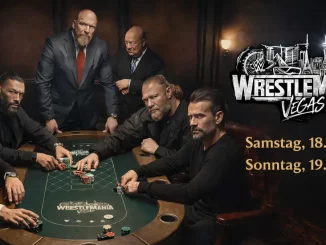 Offizielles Premium-Live-Event-Promo-Poster für WrestleMania 42