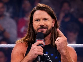 AJ Styles erhebt seinen Finger