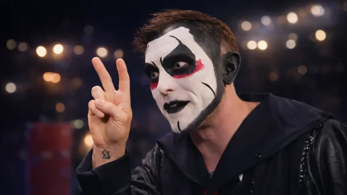 Danhausen streckt zwei Finger aus