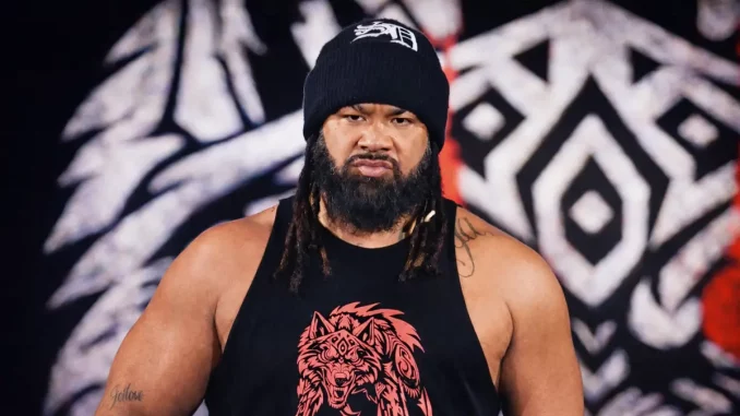 The Samoan Werewolf Jacob Fatu auf der Stage