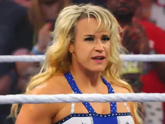 Jordynne Grace steht mit traurigem Gesichtsausdruck im Ring