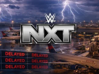 Unwetter am Flughafen in Houston vor WWE NXT