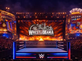 Blick in die WrestleMania 42 Arena in Las Vegas