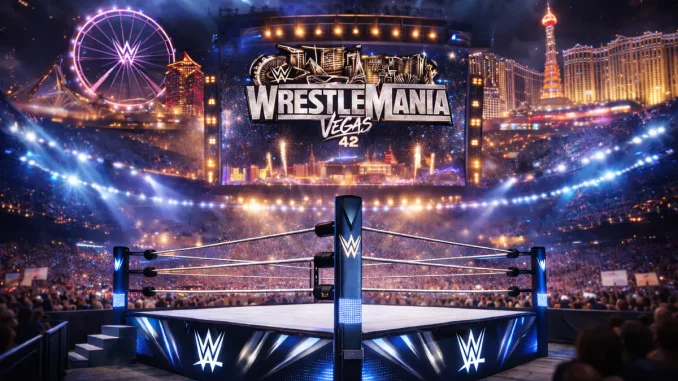 Live-Atmosphäre von WrestleMania 42 in Las Vegas