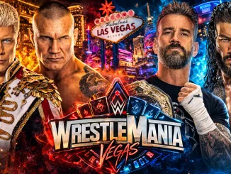 Grafik der WrestleMania 42 Main Event Matches in Vegas