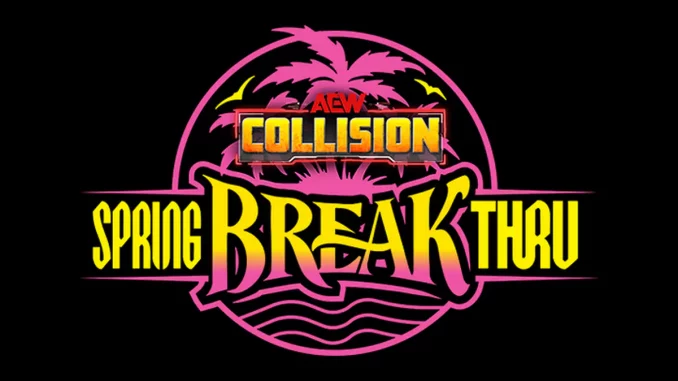 AEW Collision Spring Break Thru Logo