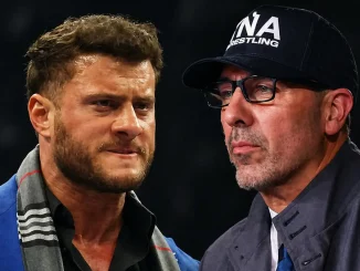 AEW Wrestler MJF und TNA Präsident Carlos Silva