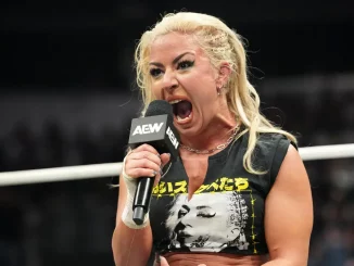 Thekla während ihrer aufgebrachten Rede im Ring