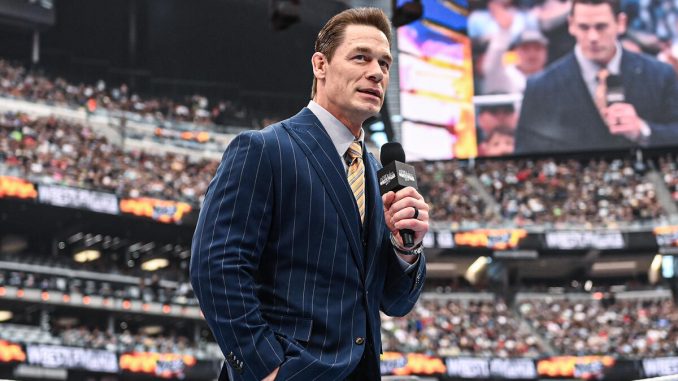 John Cena als Moderator bei WrestleMania 42