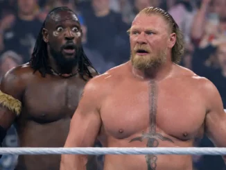 Oba Femi befindet sich direkt hinter Brock Lesnar