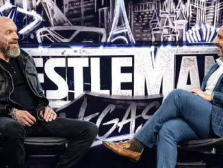 Triple H und Joe Tessitore im Gespräch