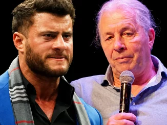 MJF blickt sichtlich erbost auf Bret Hart