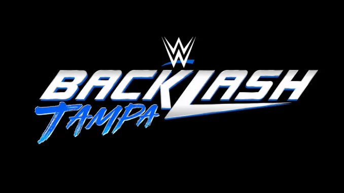 Offizielles WWE Backlash 2026 Tampa Logo