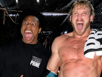 IShowSpeed und Logan Paul ziehen Grimassen