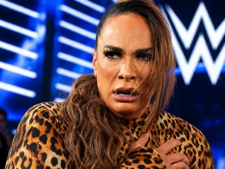 Nia Jax ist sichtlich unzufrieden mit der Situation
