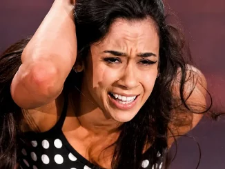 AJ Lee ist sichtlich emotional