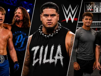 AJ Styles Sohn feiert sein Debüt, Zilla Fatu blickt in die Kamera und Tatankas Söhne im WWE Performance Center