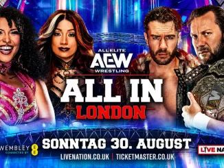Offizielle AEW All In London 2026 Promotion Grafik