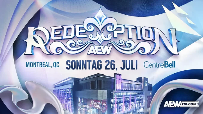 Offizielles AEW Redemption 2026 Promo Poster
