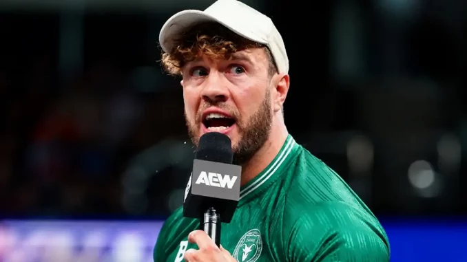 Will Ospreay liefert eine In-Ring Promo ab