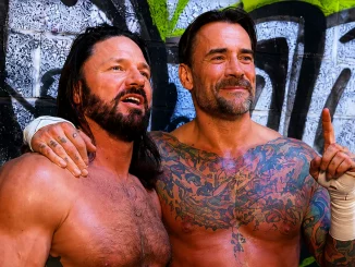 AJ Styles und CM Punk stehen nah beieinander