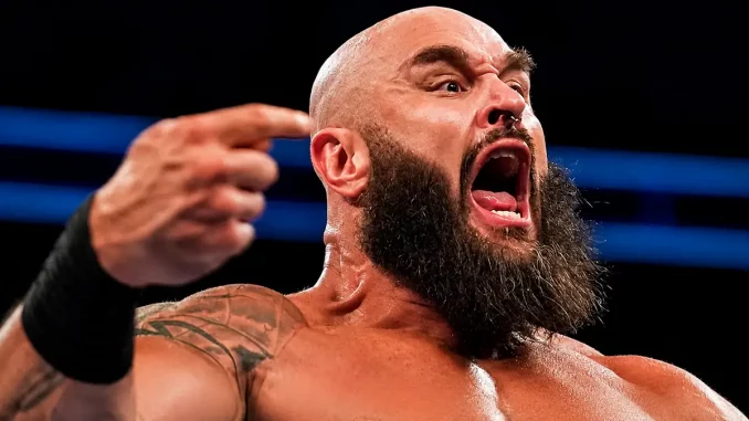 Braun Strowman brüllt lautstark auf