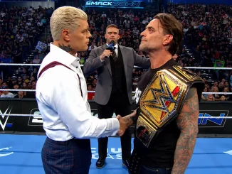 Cody Rhodes und CM Punk schütteln sich die Hände