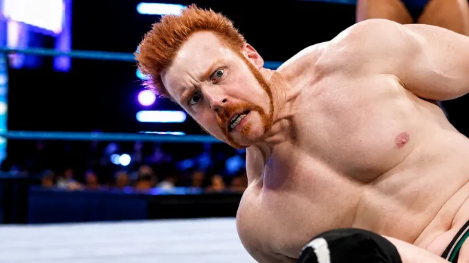 Sheamus ist sichtlich verärgert im Ring