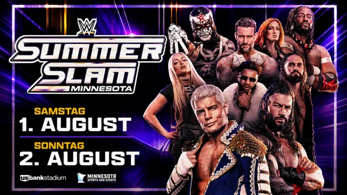 Offizielles WWE SummerSlam 2026 Promo Poster