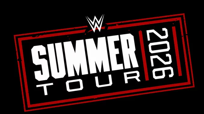 Offizielles WWE Summer Tour 2026 Logo