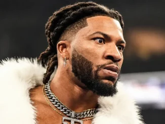 Trick Williams steht sichtlich wütend im Ring