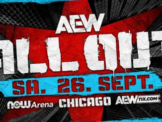 Offizielle AEW All Out 2026 Promo Grafik