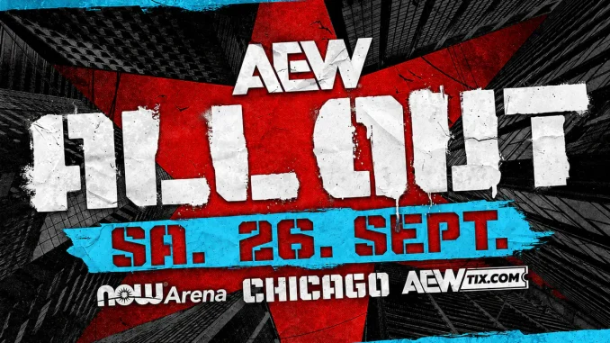 Offizielle AEW All Out 2026 Promo Grafik